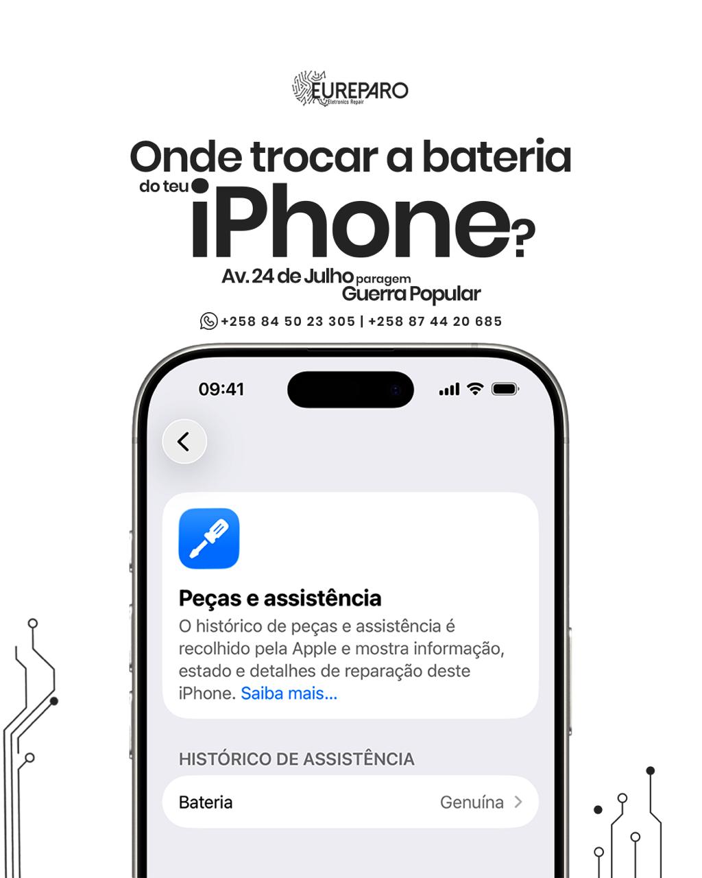Troca de bateria iPhone